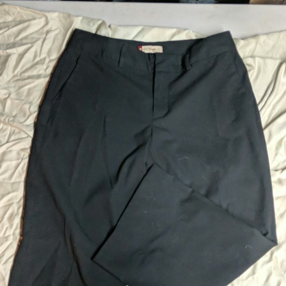 Wide leg capri
